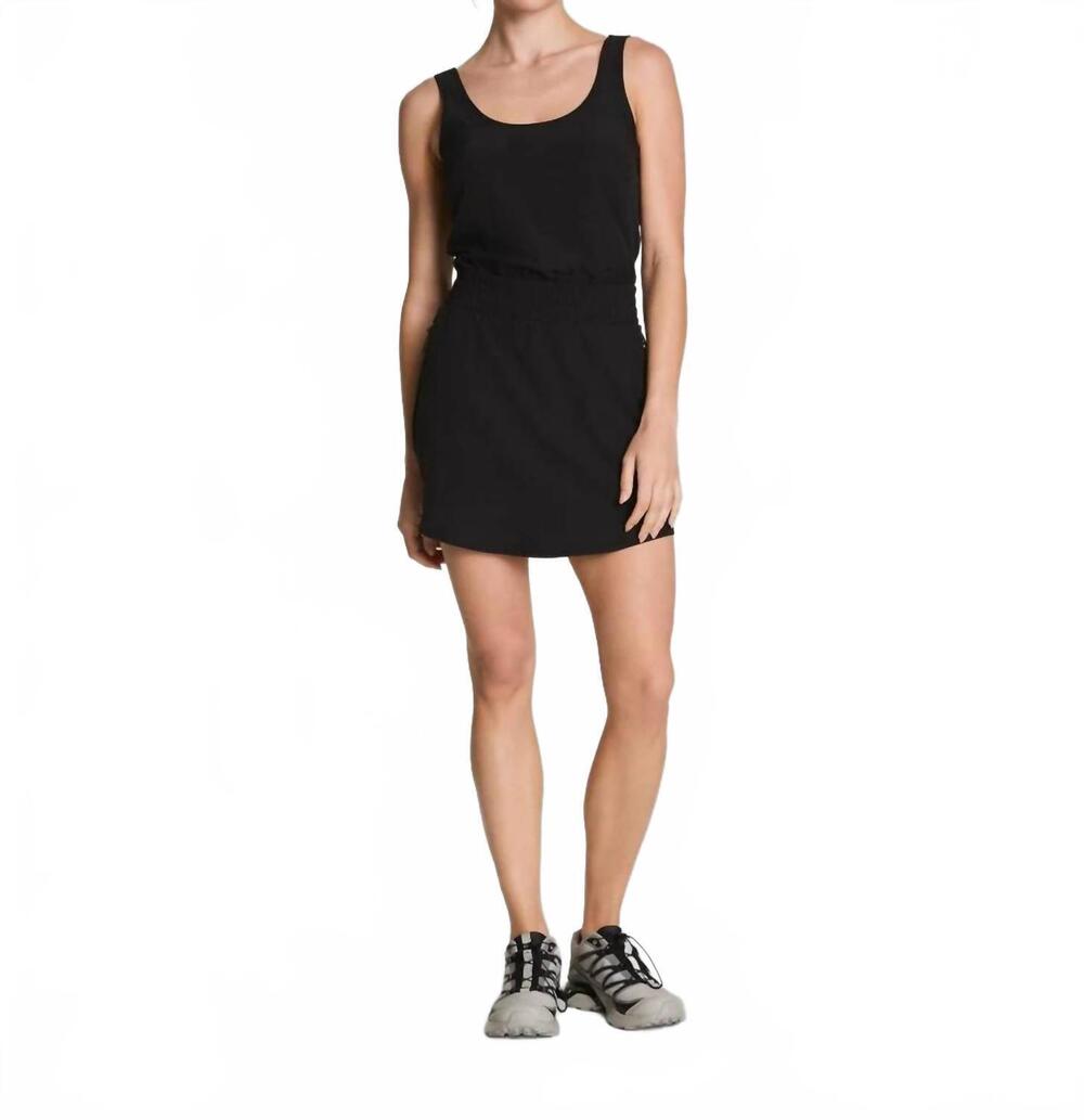 NEW SPANX otm dress in very black dune powder